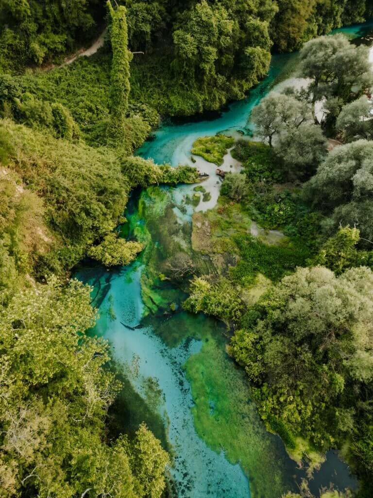 The Blue Eye spring near Saranda