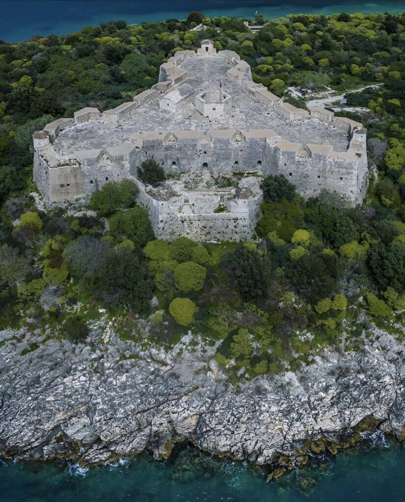 Porto Palermo Castle on the Albanian Riviera coast