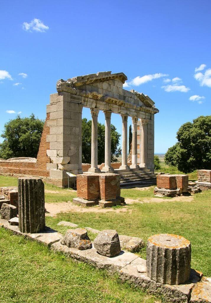 Greek and Roman ruins at Apollonia