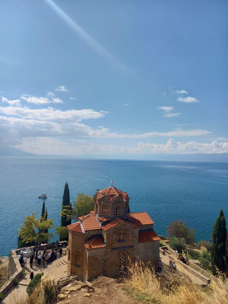 Sveti Naum Monastery on the southern shore of Lake Ohrid, North Macedonia