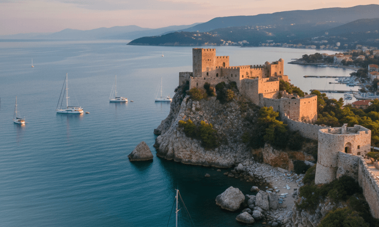 Coastal castle with boats nearby - Multi-day Tours