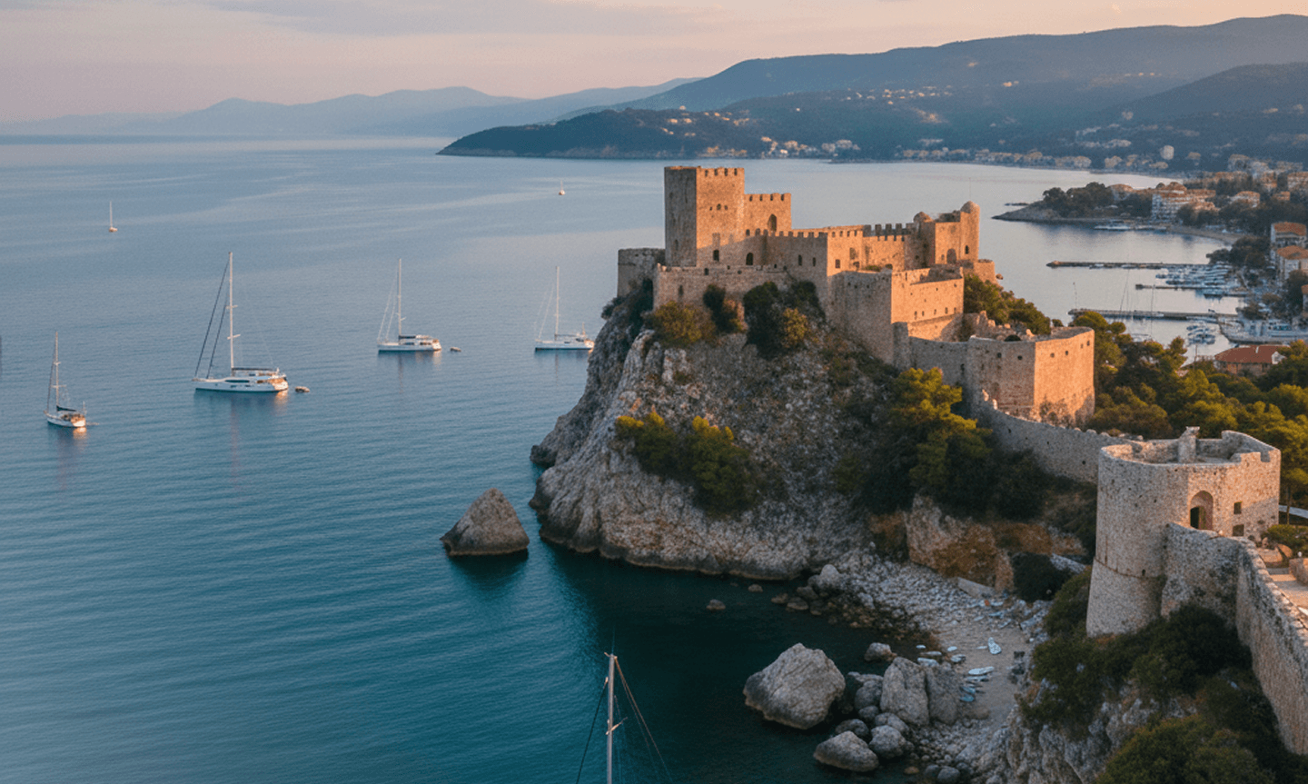 Home 56-Albania Coastal castle with boats nearby - Multi-day Tours
