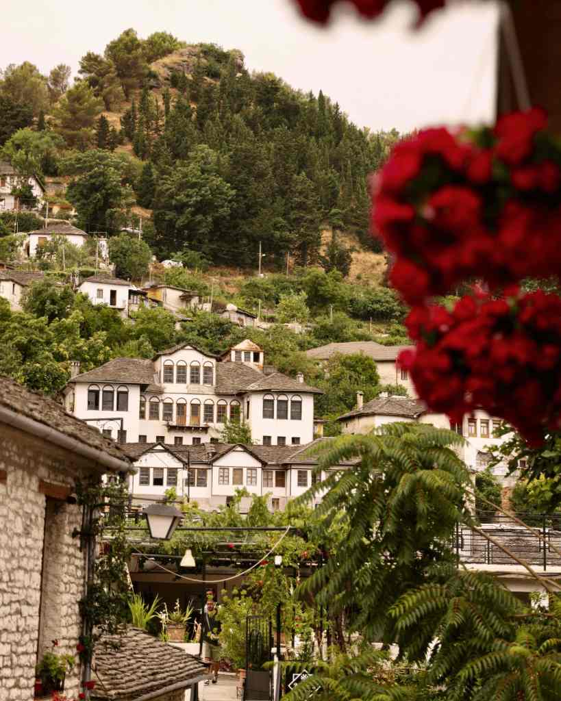 Stone houses and castle of Gjirokastra