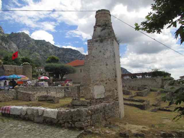 Kruja castle and old bazaar, Albania